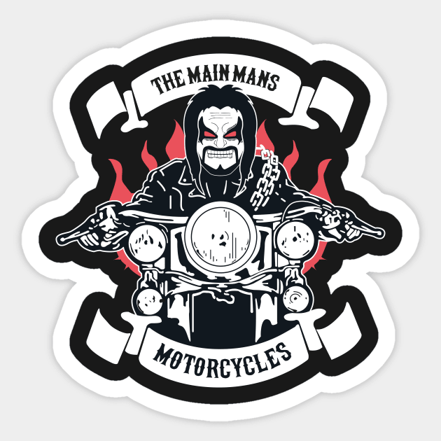 Main Mans Motorcycles Sticker by Mattsimpsondesign